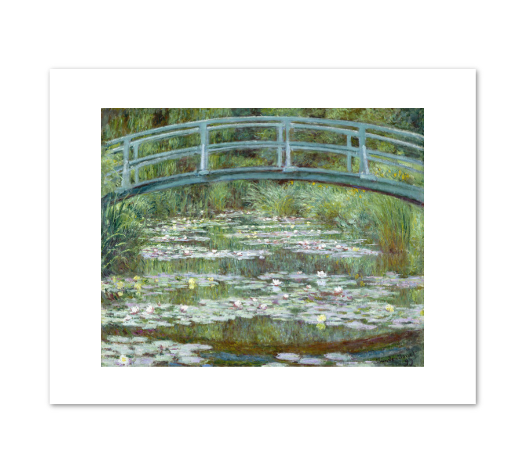 The Japanese Footbridge by Claude Monet
