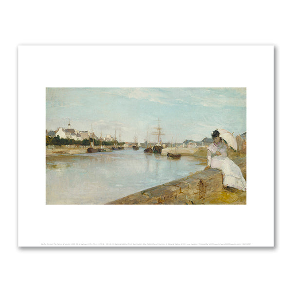 The Harbor at Lorient by Berthe Morisot