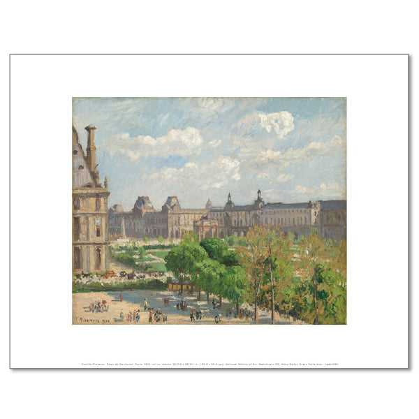 Place du Carrousel, Paris by Camille Pissarro