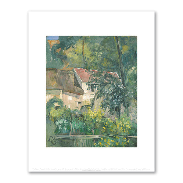 House of Père Lacroix by Paul Cézanne