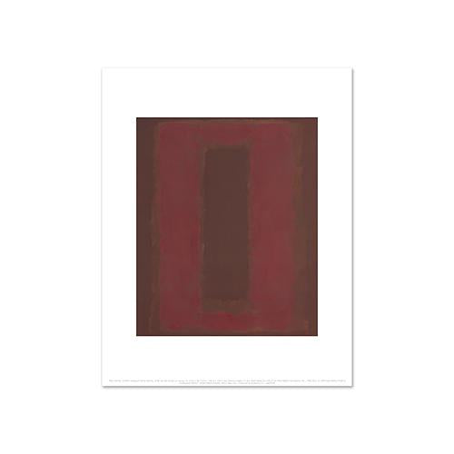 Untitled (Seagram Mural sketch) by Mark Rothko