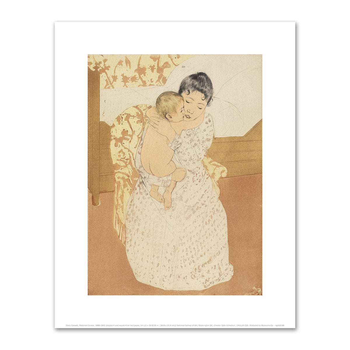 Maternal Caress by Mary Cassatt