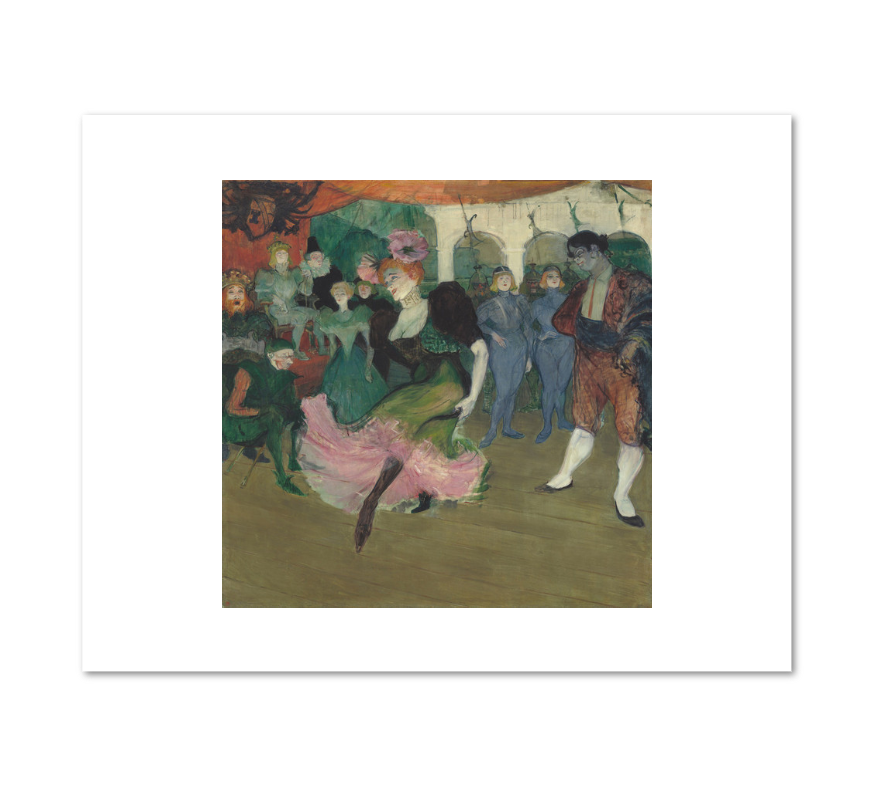 Marcelle Lender Dancing the Bolero in "ChilpÃ©ric" by Henri Toulouse-Lautrec