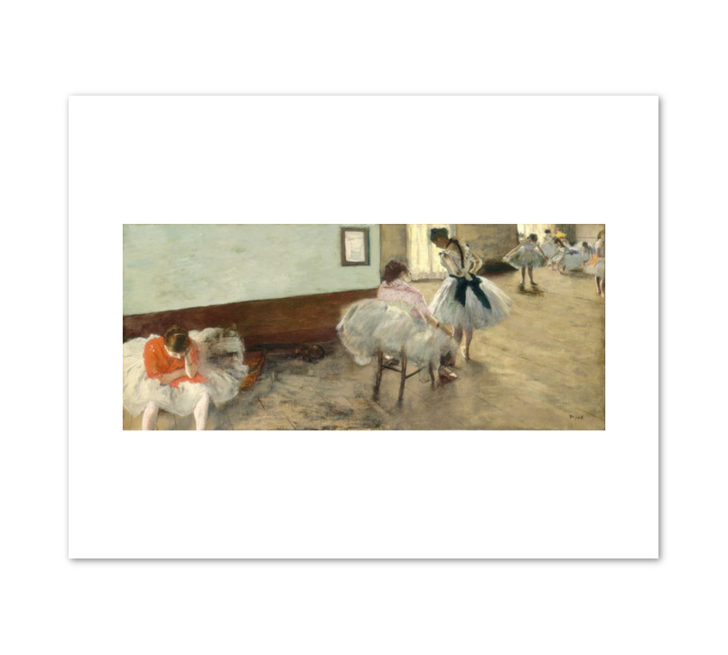 The Dance Lesson by Edgar Degas