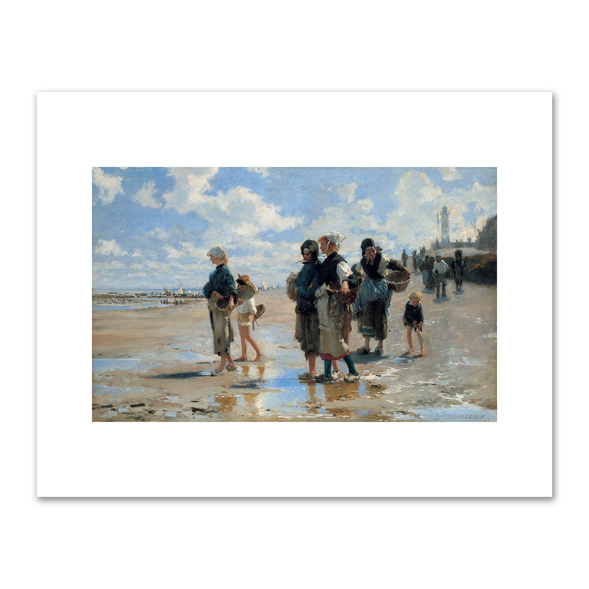 En route pour la pÃªche (Setting Out to Fish) by John Singer Sargent
