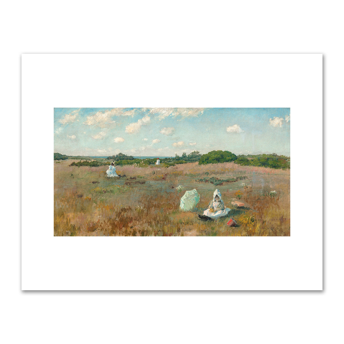 Gathering Autumn Flowers by William Merritt Chase
