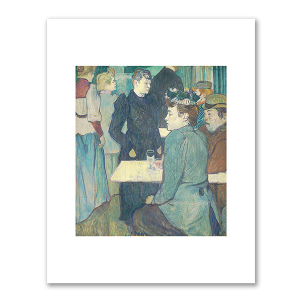 A Corner of the Moulin de la Galette by Henri de Toulouse-Lautrec