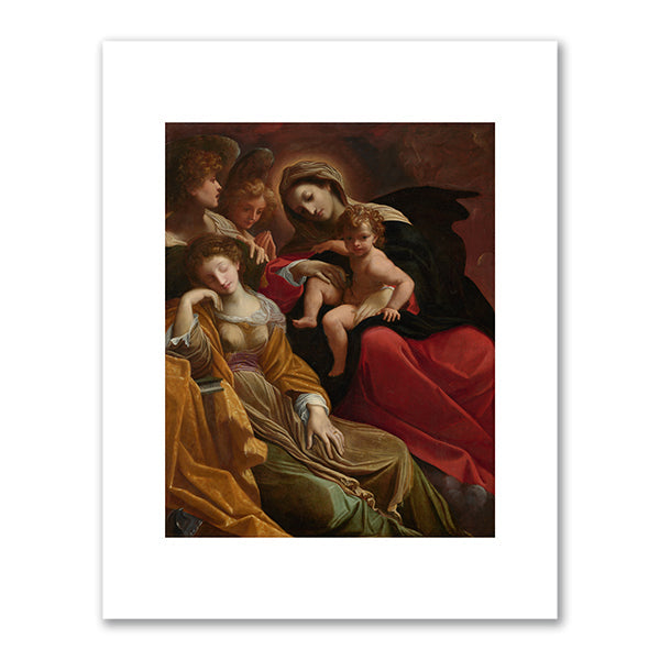 The Dream of Saint Catherine of Alexandria by Lodovico Carracci