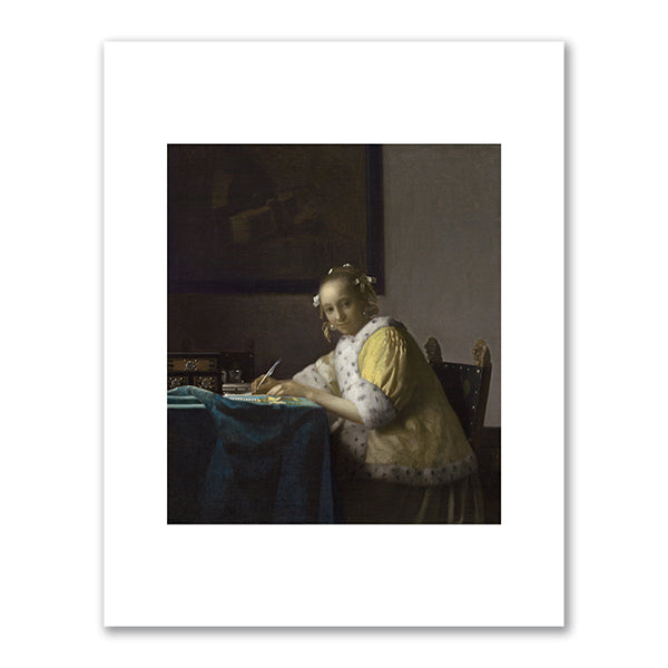 A Lady Writing by Johannes Vermeer