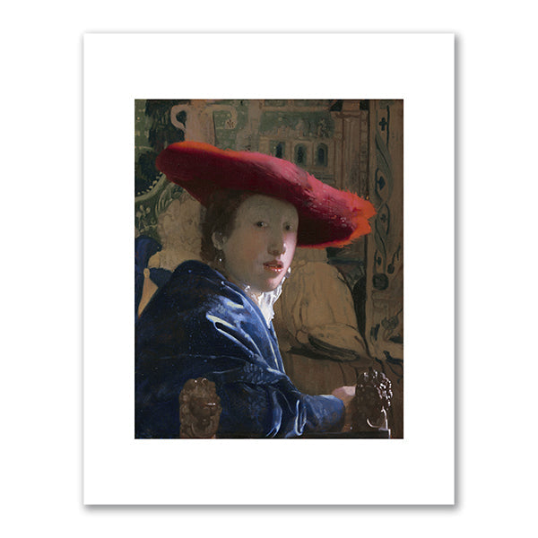 Girl with the Red Hat by Johannes Vermeer