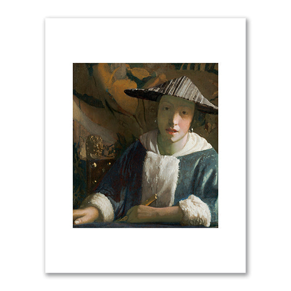 Girl with a Flute by Johannes Vermeer