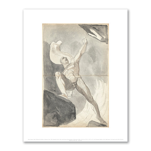 Satan Defying the Powers of Heaven by Henry Fuseli