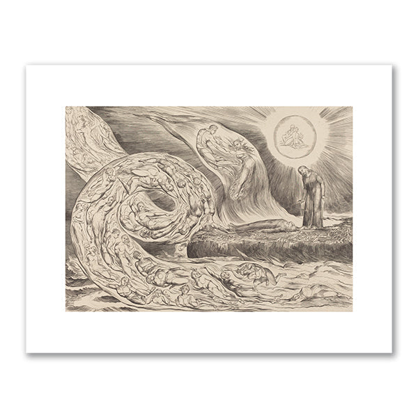 The Circle of the Lustful: Paolo and Francesca by William Blake