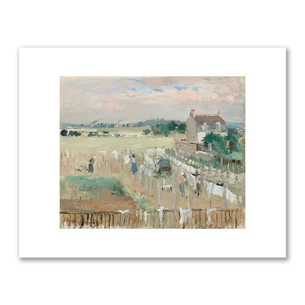 Hanging the Laundry out to Dry by Berthe Morisot