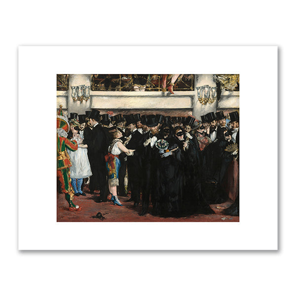 Masked Ball at the Opera by Édouard Manet