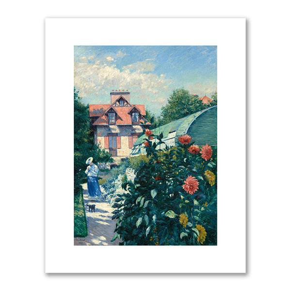 Dahlias, Garden at Petit Gennevilliers by Gustave Caillebotte