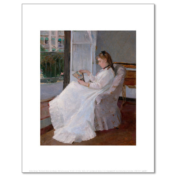 The Artist's Sister at a Window by Berthe Morisot