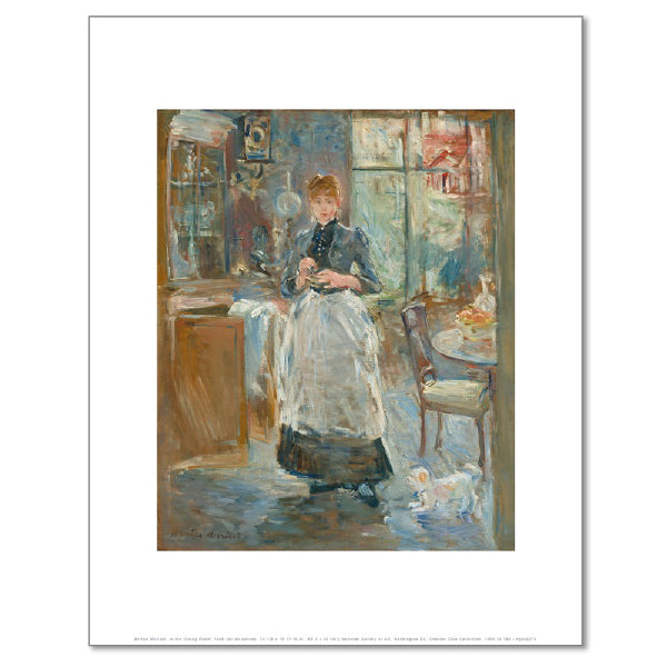 In the Dining Room by Berthe Morisot