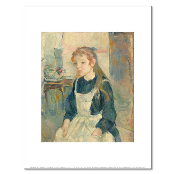 Young Girl with an Apron by Berthe Morisot