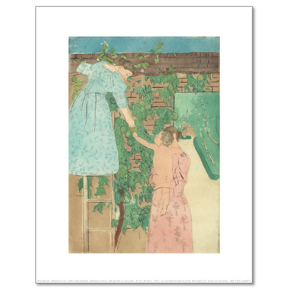 Gathering Fruit by Mary Cassatt