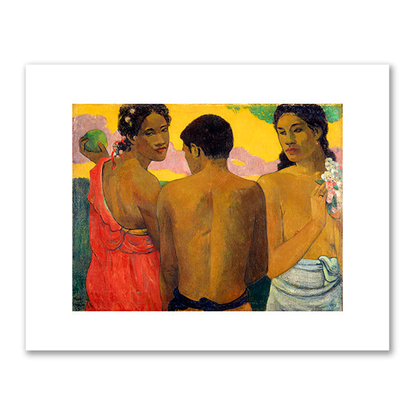 Three Tahitians by Paul Gauguin