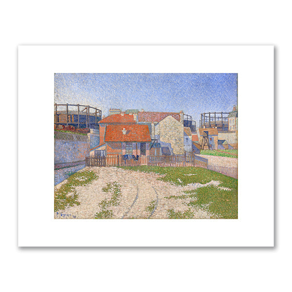 Gasometers at Clichy by Paul Signac