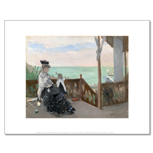 In a Villa at the Seaside by Berthe Morisot