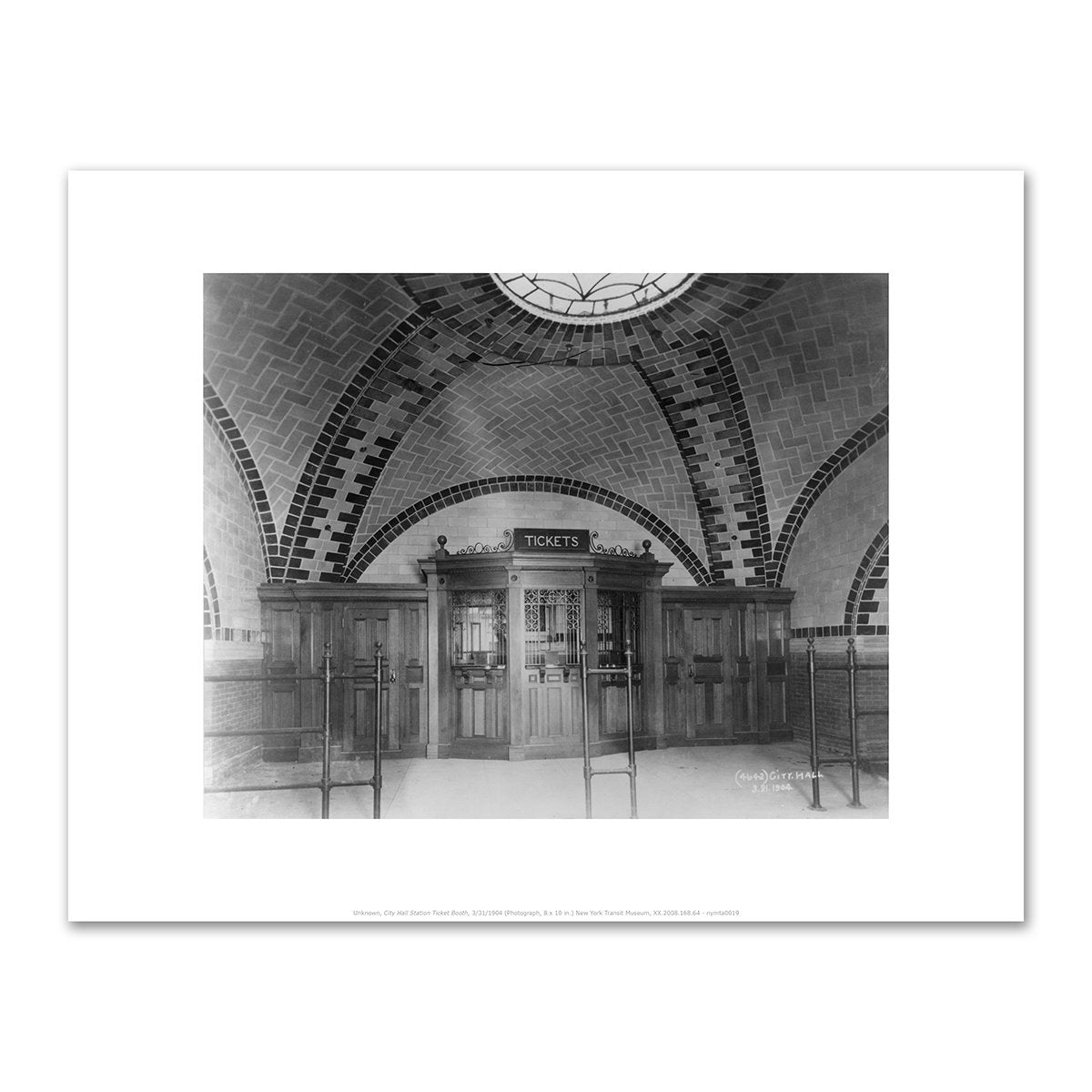 City Hall Station Ticket Booth by Unknown