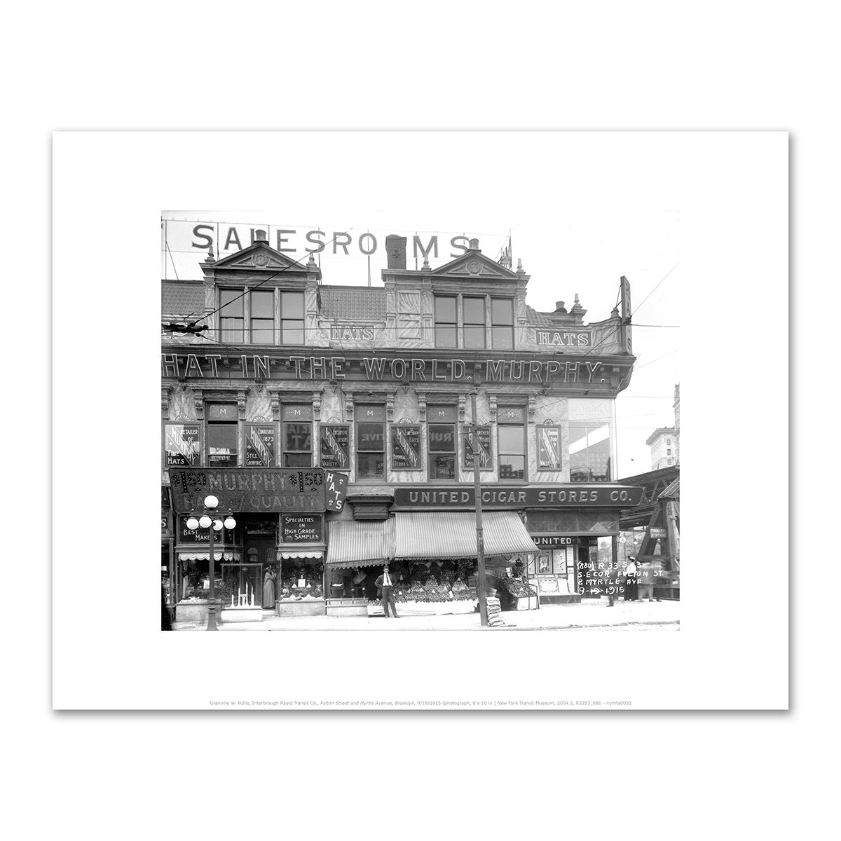 Fulton Street and Myrtle Avenue, Brooklyn by Granville W. Pullis