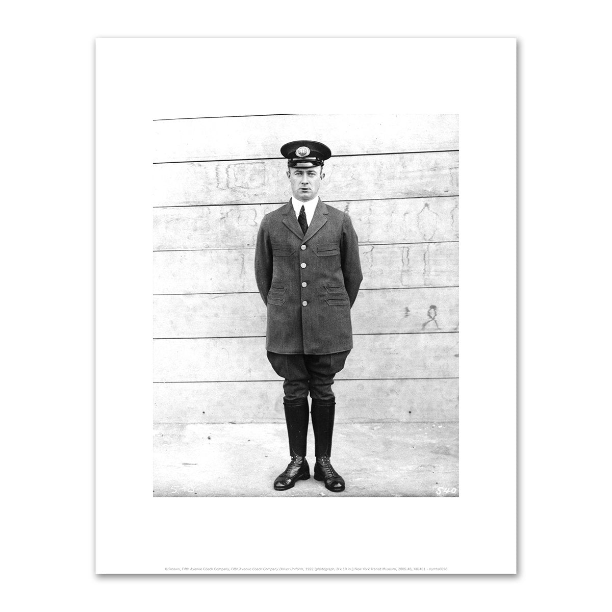 Fifth Avenue Coach Company Driver Uniform by Unknown