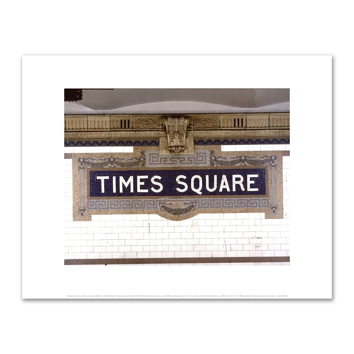 Times Square Mosaic: 42nd Street-Times Square Station (IRT Seventh Avenue Line) by David Lubarsky