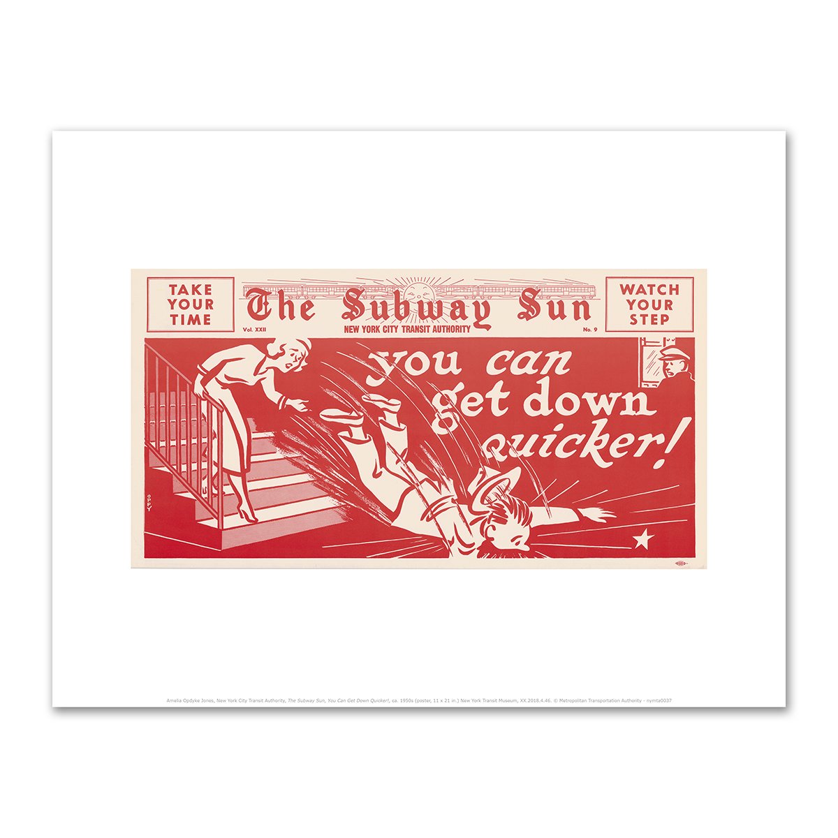 The Subway Sun, You Can Get Down Quicker! by Amelia Opdyke Jones