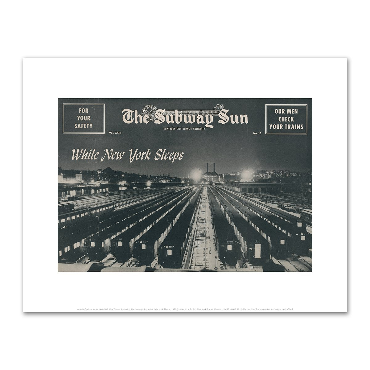 The Subway Sun, While New York Sleeps by Amelia Opdyke Jones