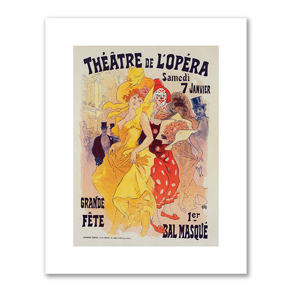 Bals de l'OpÃ©ra, from Les MaÃ®tres de l'affiche, Volume 4 by Jules Chéret