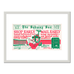 The Subway Sun, Shop Early.. Mail Early Vol. XIV No. 25 by Amelia Opdyke Jones
