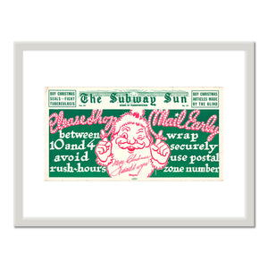 The Subway Sun, Shop Early.. Mail Early Vol. XV No. 19 by Amelia Opdyke Jones