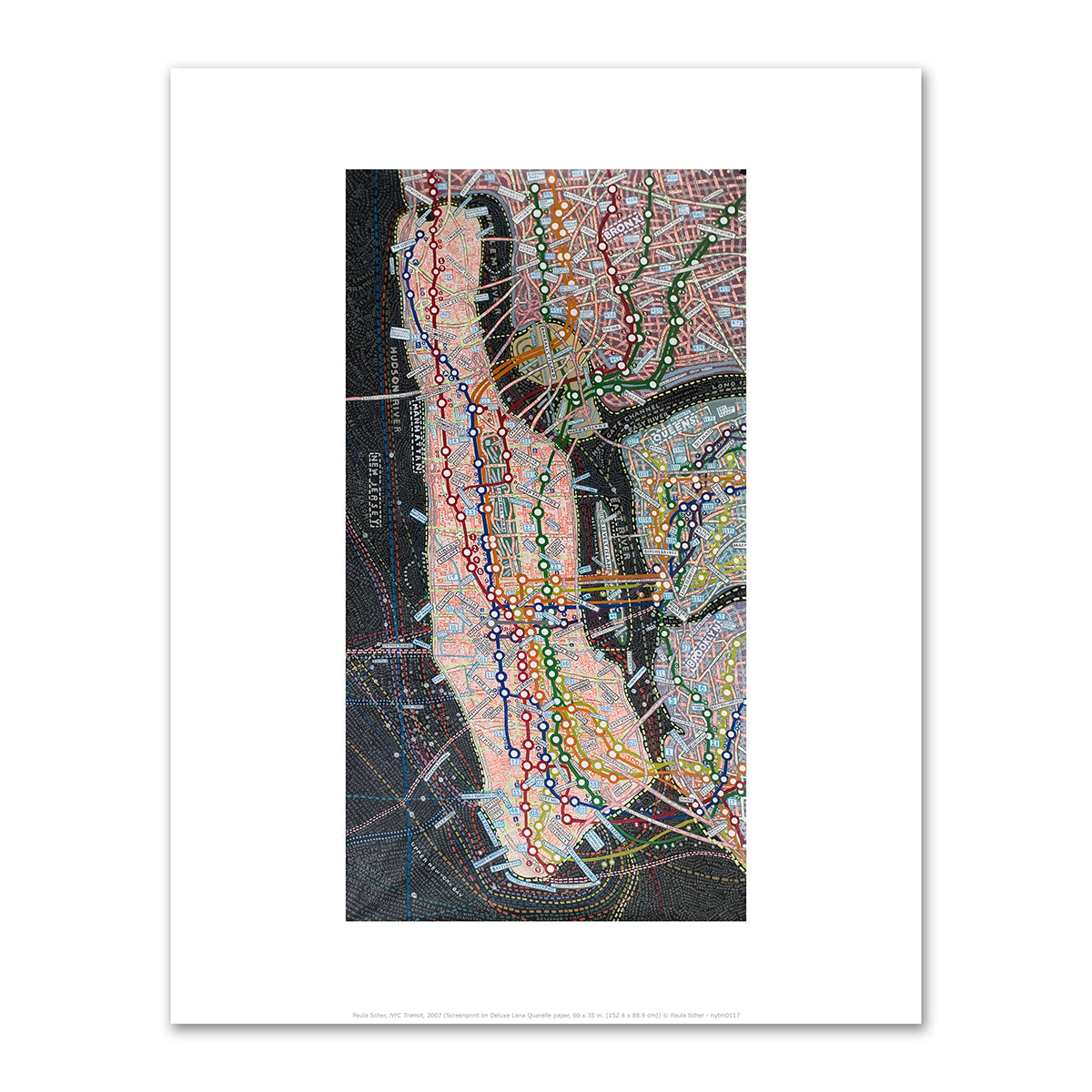 NYC Transit by Paula Scher