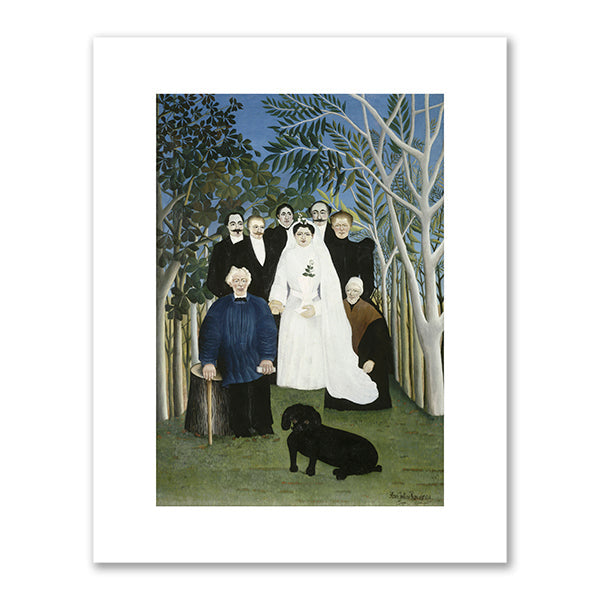 The Wedding Party (La noce) by Henri Rousseau