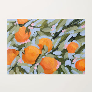 "Oranges and Blossoms" Art Print