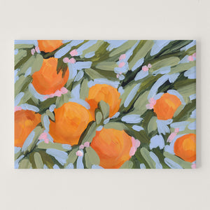 "Oranges and Blossoms" Art Print
