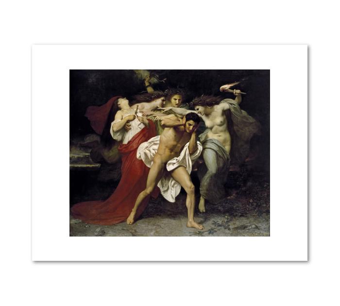 Orestes Pursued by the Furies by William-Adolphe Bouguereau