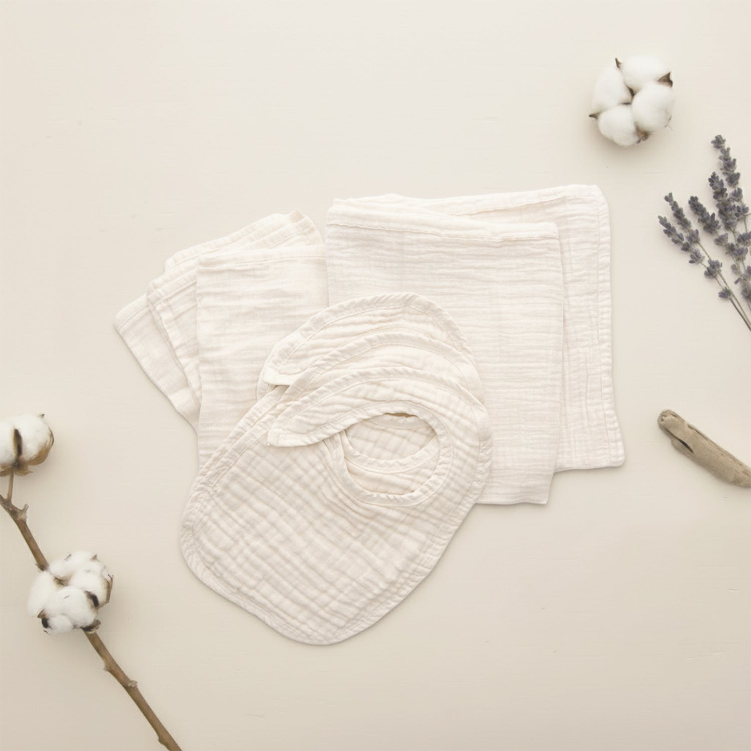 Organic Cotton Muslin Baby Bundle Set