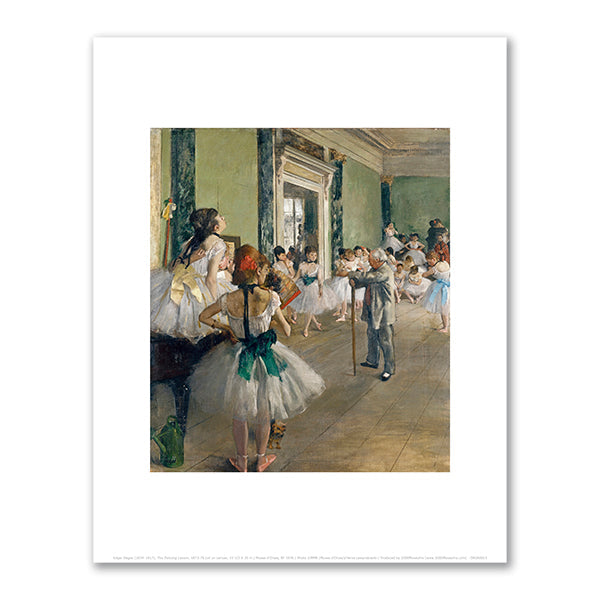 The Dancing Lesson by Edgar Degas