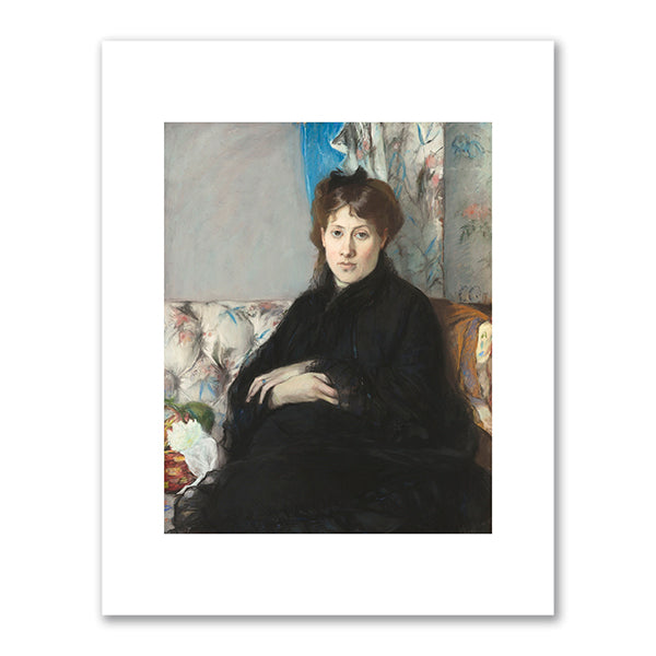 Portrait of Mme. Edma Pontillon, née Morisot, the artist’s sister by Berthe Morisot