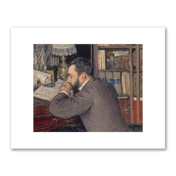Henri Cordier by Gustave Caillebotte