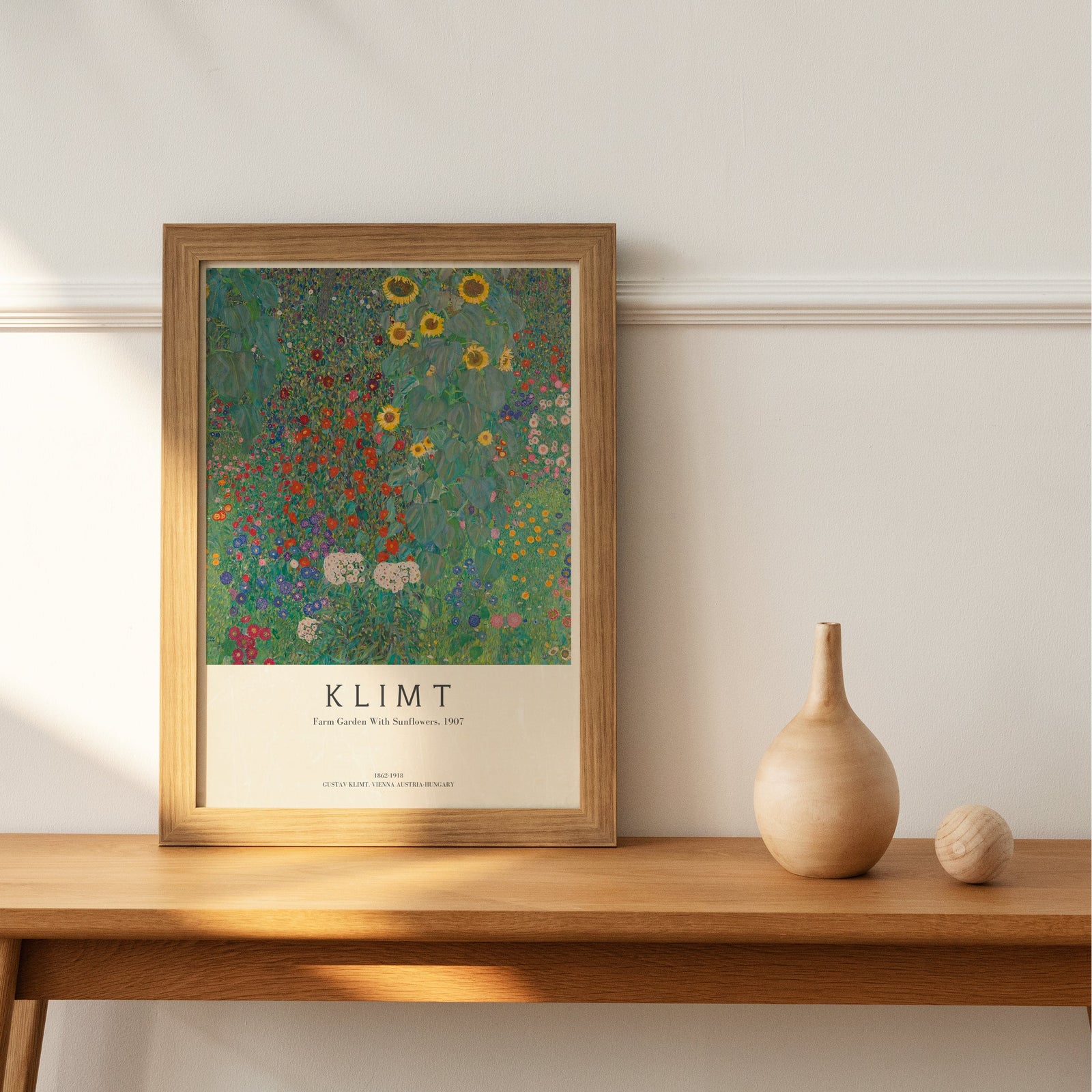 Klimt - Farm Garden With Sunflowers