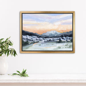 "Peach Skies" Art Print