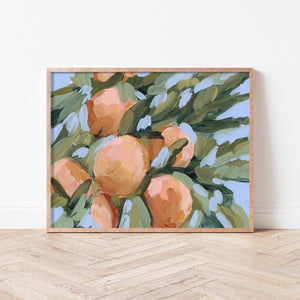 "Peach Tree" Art Print
