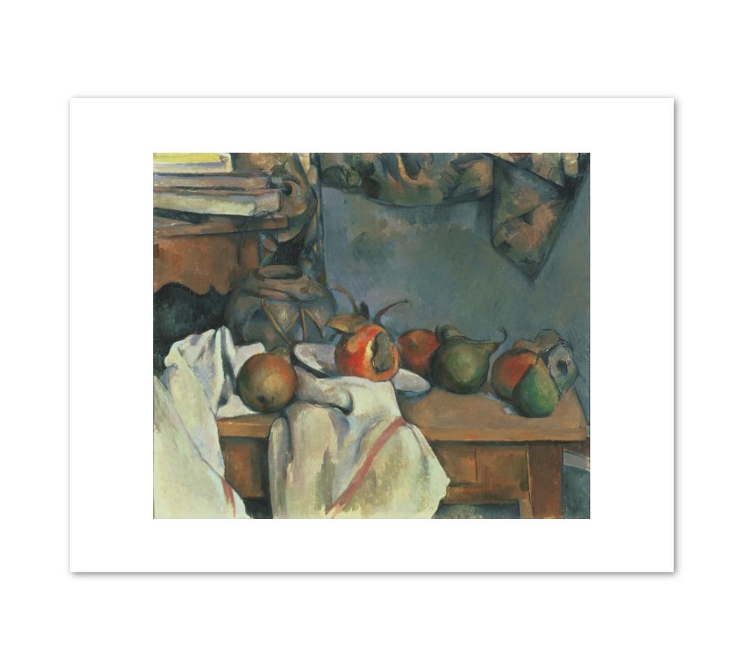 Ginger Pot with Pomegranate and Pears by Paul Cézanne