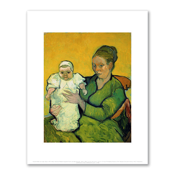Portrait of Madame Augustine Roulin and Baby Marcelle by Vincent Van Gogh